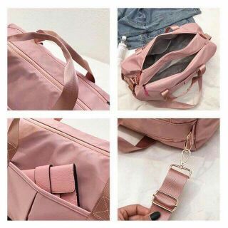 Túi pink du lịch