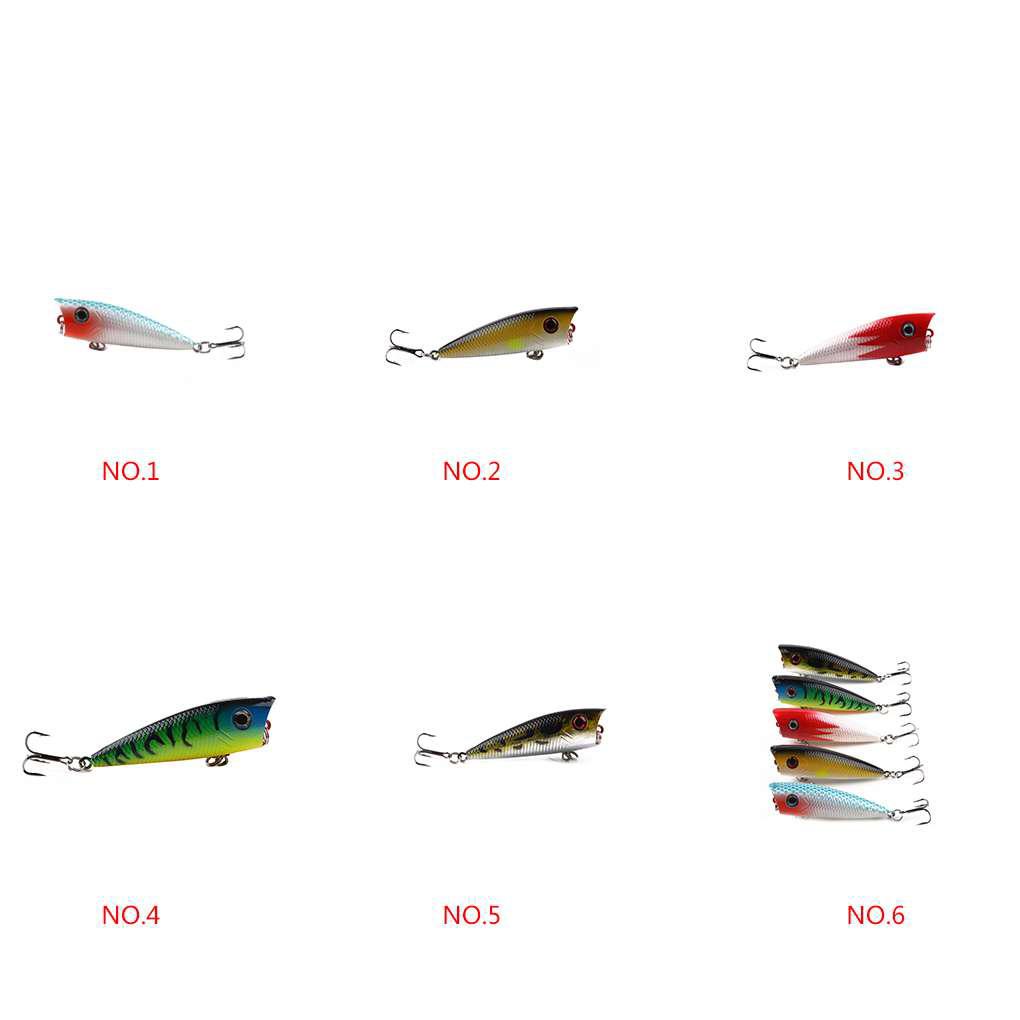 Mồi Giả Câu Cá Bằng Nhựa 6cm / 6 3g