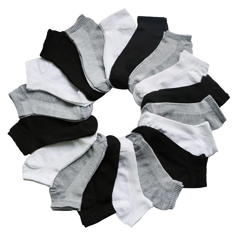 Đôi tất lưới cotton mềm mại siêu mỏng thoáng khí chống trượt cho nam
