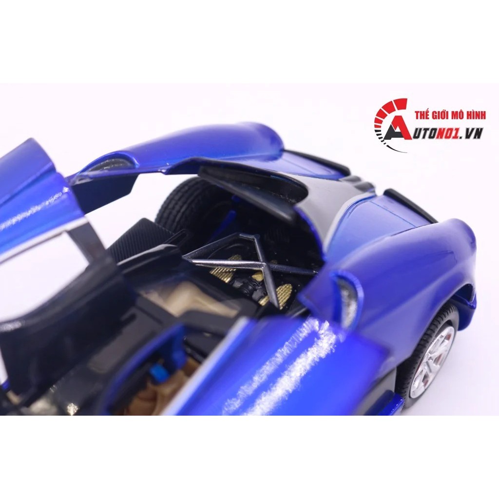 MÔ HÌNH XE PAGANI HUAYRA BLUE 1:32 KHÔNG HỘP ALLOY 7074