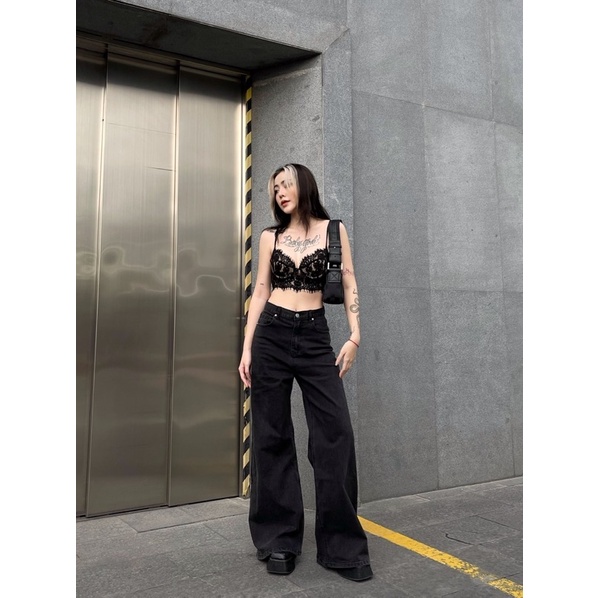 Quần loe ống rộng Skater Jeans