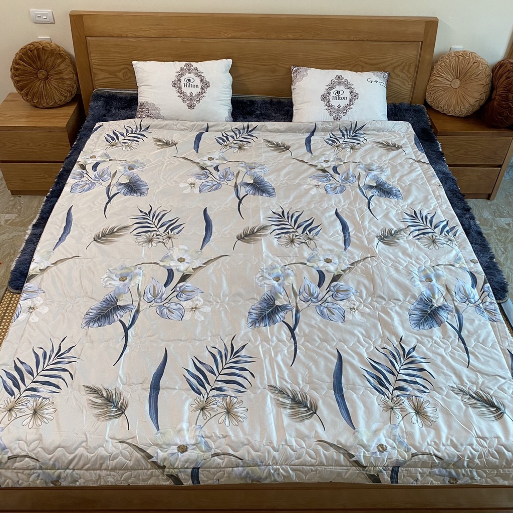 Chăn lụa thái cao cấp, chăn lụa trần bông kích thước 2mx2m2