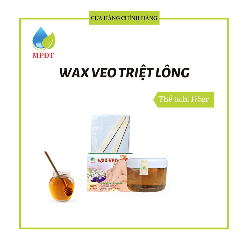 Wax VEO triệt lông vùng nách, lông tay, chân.TẶNG kèm giấy wax và que gạt