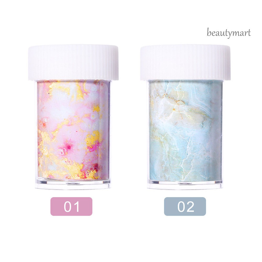 [Hàng mới về] Tờ nhãn dán móng vân lốm đốm sao đá cẩm thạch nghệ thuật