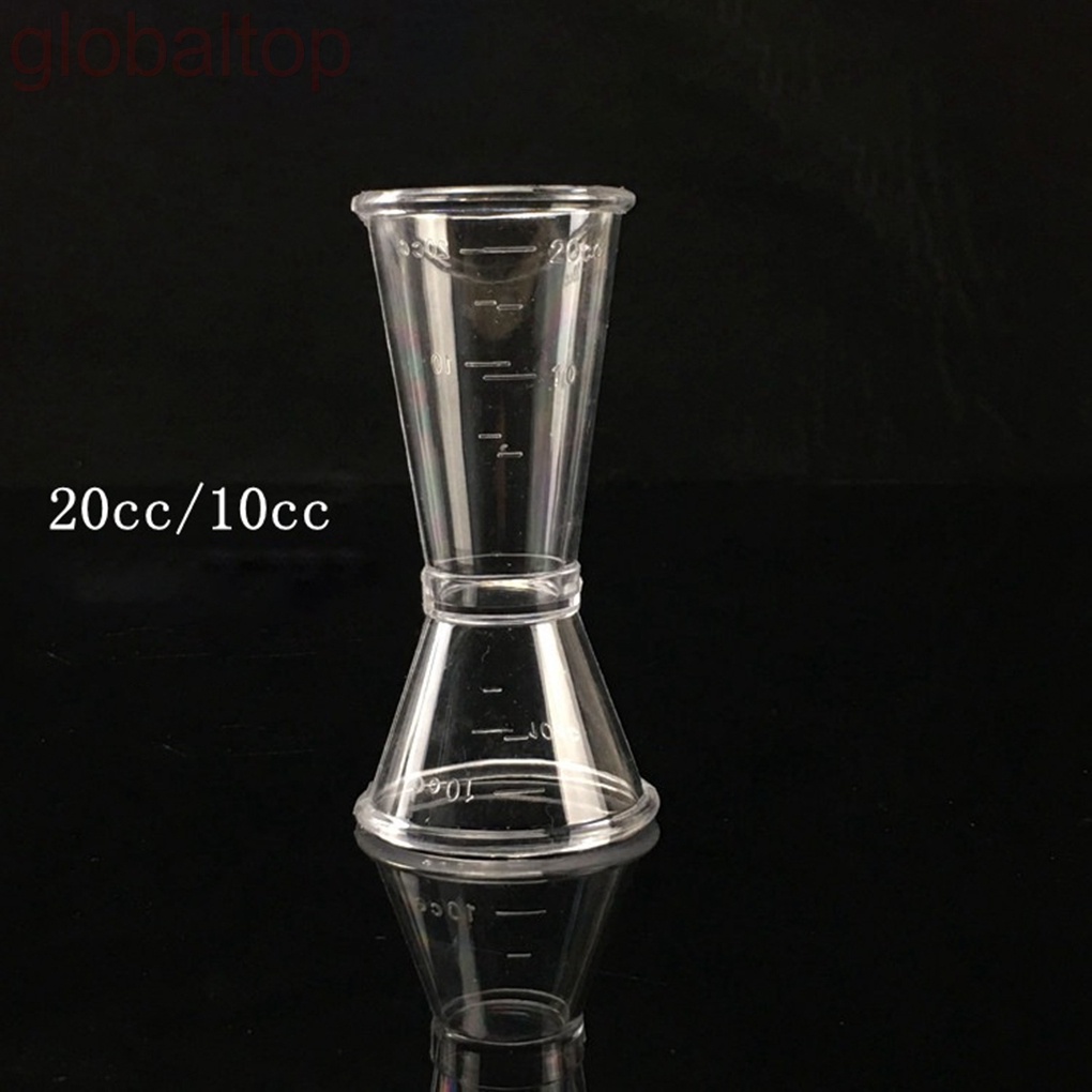 Cốc đo lường bằng nhựa trong suốt tiện lợi cho gia đình/ quán bar