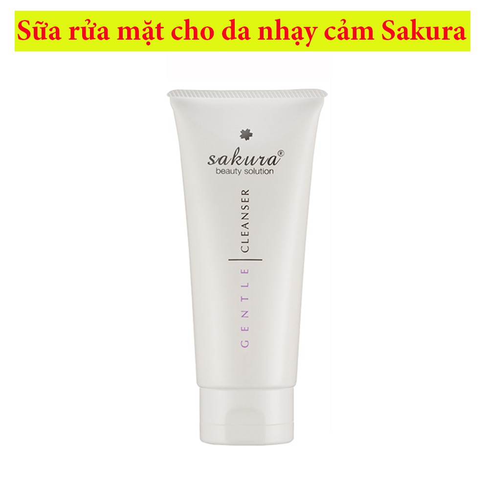 Sữa rửa mặt dành cho da nhạy cảm Sakura Sensitive Gentle Cleansing Foam 100ml