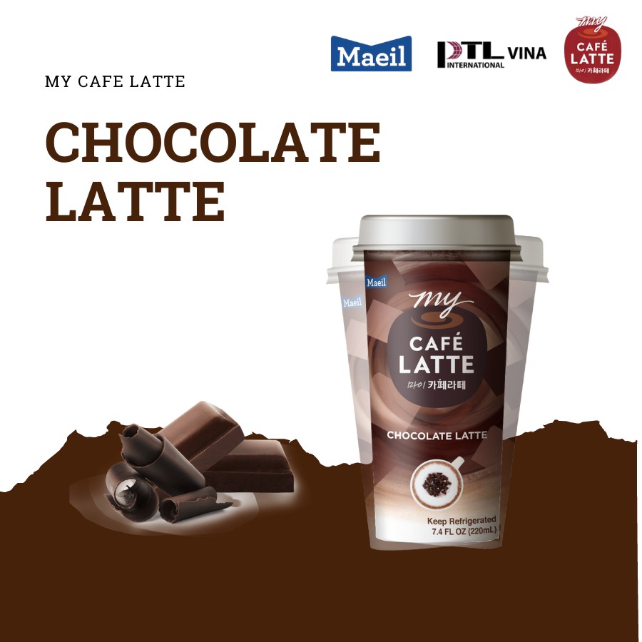 Cà Phê Uống Liền MAEIL My Café Latte Nhập Khẩu Hàn Quốc, Hương Vị Thơm Ngon 220ml