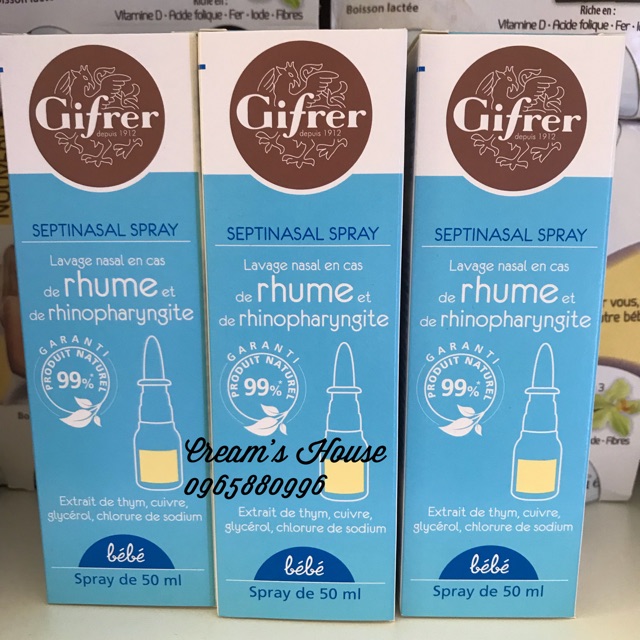 Xịt mũi kháng viêm Gifrer