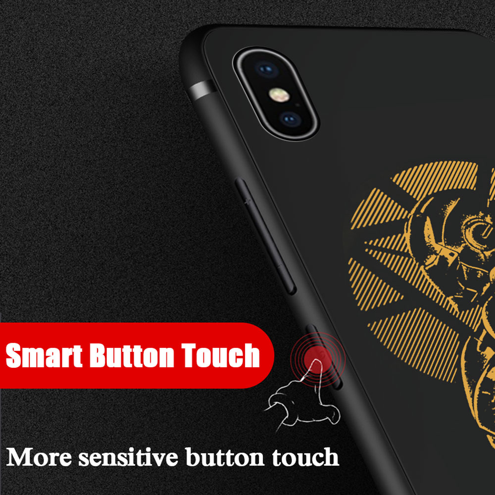 Ốp lưng điện thoại Xiaomi mi 8 8 SE 8 Lite 8 Pro 6 6X A2 5X A1 Play 5S Plus Pocophone F1 Retro Marvel Avenger Điện thoại Case chống sốc Vỏ bọc silicon TPU mềm