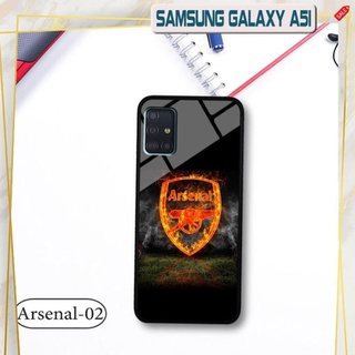 <Mới về> Ốp lưng kính 3D Samsung A51 -hình đội bóng