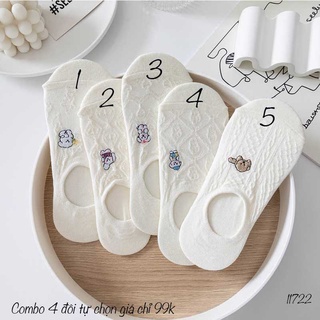 Combo 4 đôi tất thuyền