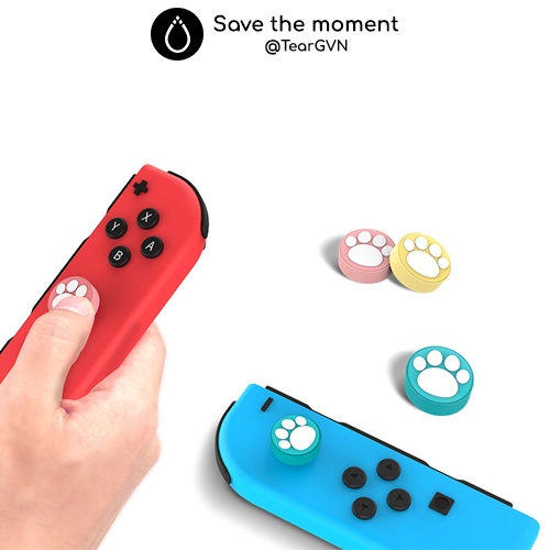 Bọc Analog chân mèo bằng nhựa và Silicon (IINE) cho Nintendo Switch / Lite
