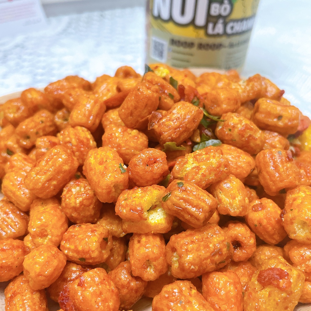 Nui sấy khô mix bò lá chanh 300g RoopRoop, ăn vặt Sài Gòn vừa ngon vừa rẻ