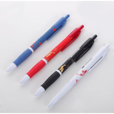 bút bi bấm hoa văn nhũ  BBB2 dễ thương hoạt hình dễ thương kute