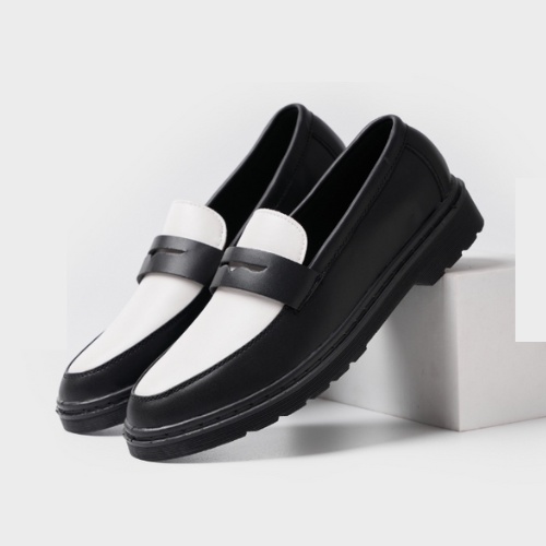 Giày Penny loafer - Giày Da Bò Nguyên Tấm, Tăng Chiều Cao 4cm Cho Nam