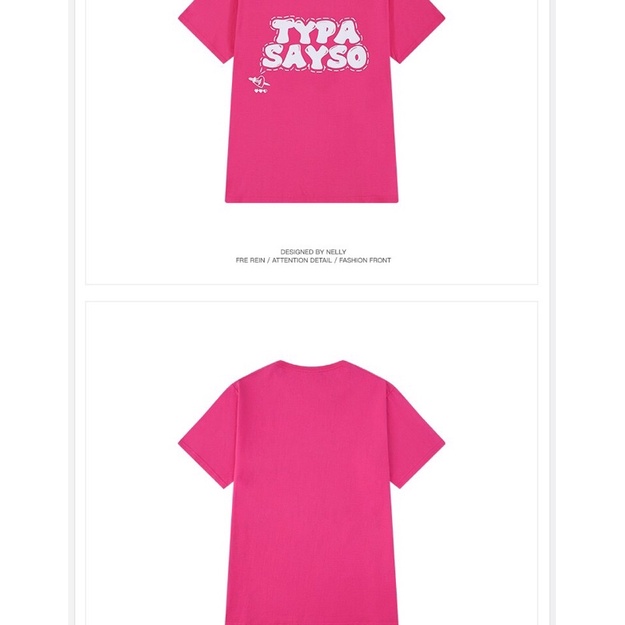 Áo phông nelly heybig sale (có sẵn) kéo cắt typa sayso