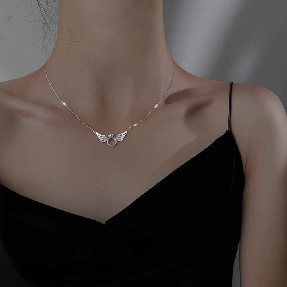 Vòng cổ Mặt Đôi Cánh Tinh Tế Làm Quà Tặng Valentine