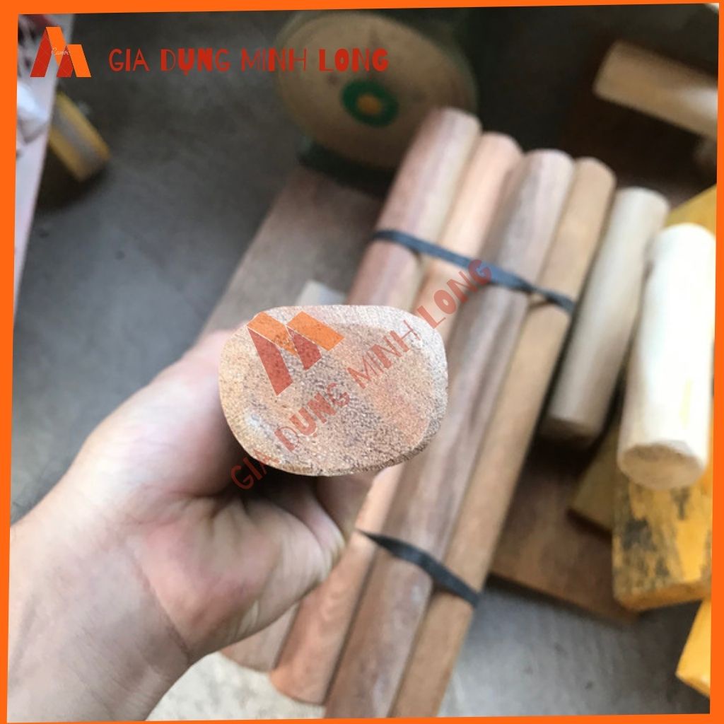 Cán Búa Gỗ, Cán Gỗ Căm Xe Tra Búa Dài 30 - 35Cm