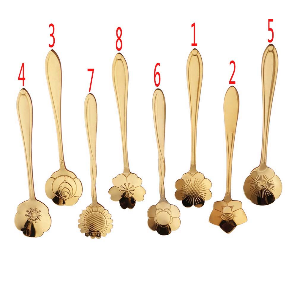 Bộ 8 muỗng ăn bằng thép không gỉ kiểu dáng cổ điển