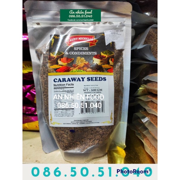 Caraway Seeds Gia Vị Nấu Món Âu Mỹ Aunt Michelle