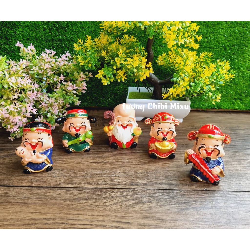 Tượng Ngũ Phúc Lâm Môn 6cm