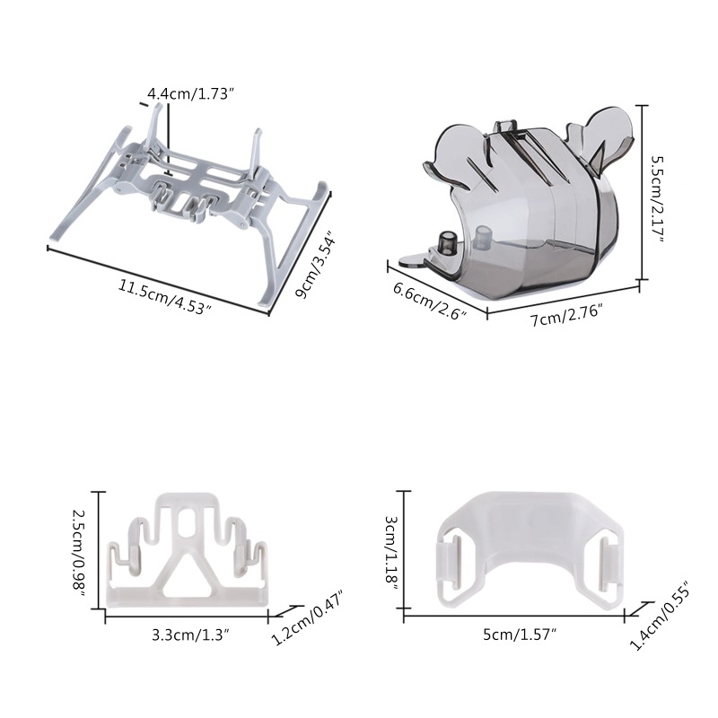 Nắp Bảo Vệ Ống Kính Máy Ảnh Kèm Phụ Kiện Cho Mini 3 Pro