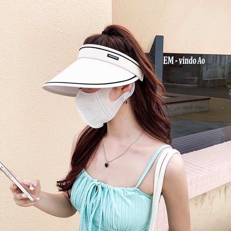 Mũ nón đi biển chống nắng rộng vành cao cấp - Nón lưỡi trai Nón đánh Golf nửa đầu hottrend