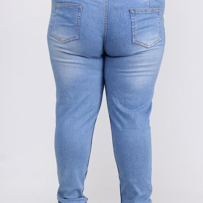 Quần Jeans Nữ Lưng Cao Size Lớn 38 37 36 35 35 ་ ..