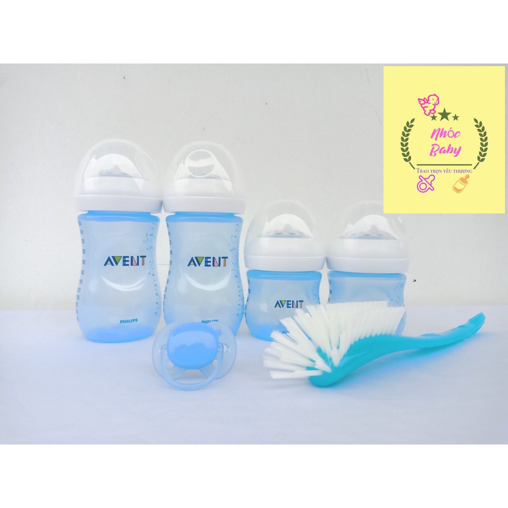 Bộ 4 bình sữa mô phỏng tự nhiên Philips Avent 125ml và 260ml SCD 290