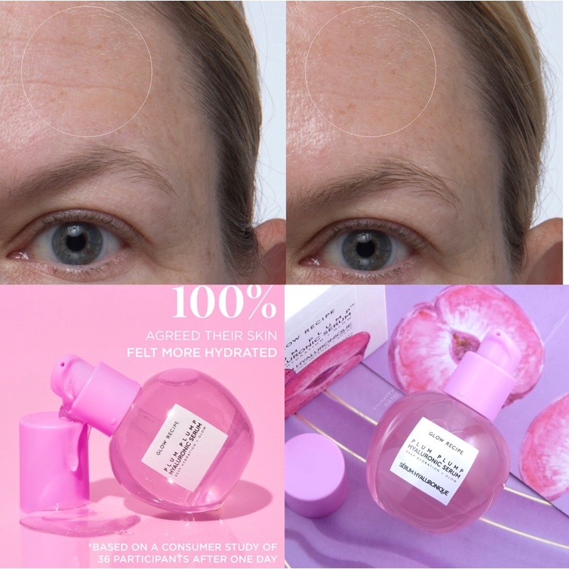 TINH CHẤT CẤP ẨM TRẺ HOÁ DA GLOW RECIPE PLUM PLUMP HYALURONIC ACID SERUM