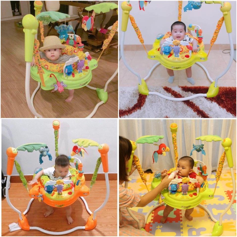 FREE SHIP !!! Ghế nhún tập đứng có đèn nhạc iBABY chính hãng