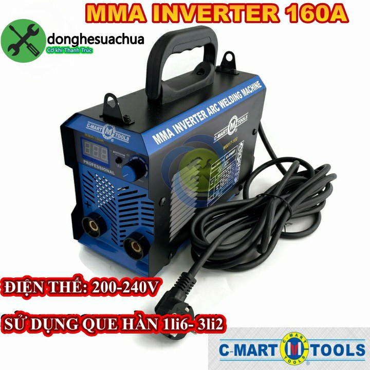 Máy hàn inveter 160A C-Mart W0017-160