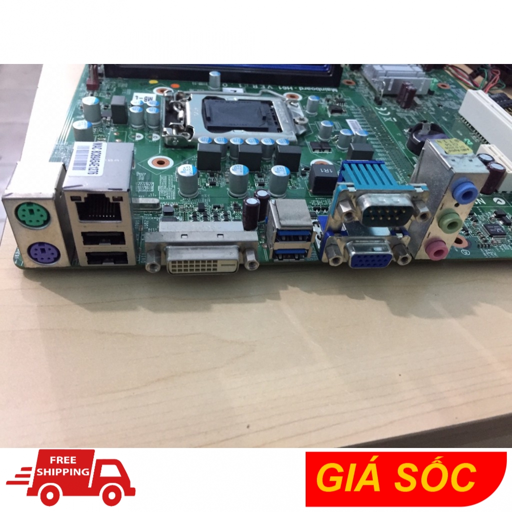 [Mã ELMS05 giảm 5% đơn 300k]Bo mạch chủ - Main H61/H77 Máy Bộ NEC Renew - Có Cổng DVI và USB 3.0
