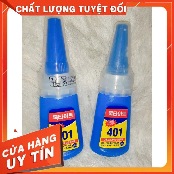keo dán móng giả  dán đá 401-siêu chắc giúp cho thợ nai dễ dàng gắn móng giả