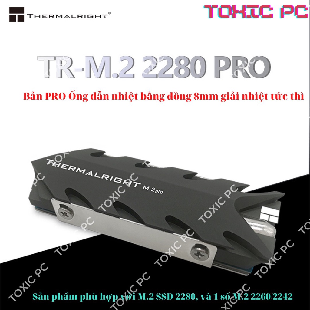 Tản nhiệt SSD M2 Thermalright Pro chính hãng - Ốp tản nhiêt SSD M2 Nvme Thermalright 2280 Pro - Thermalright M.2 2280