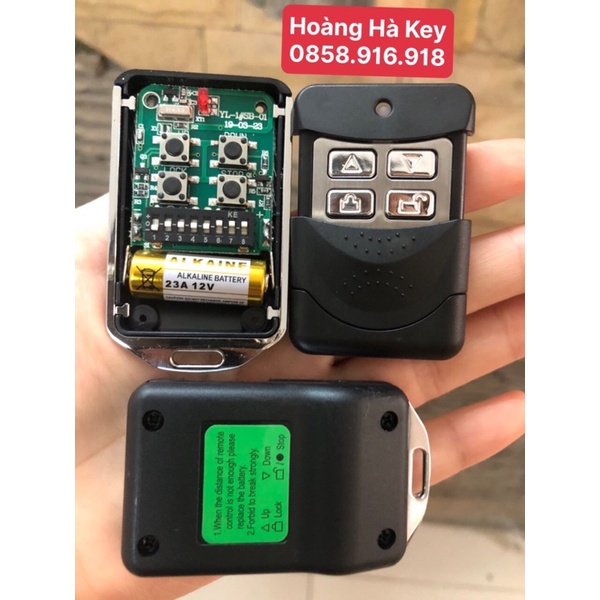 Điều Khiển Cửa Cuốn Mã Gạt  8 Số Xịn tần số 433 mHz - Remote cửa cuốn sẵn pin