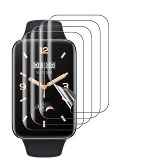 Set 4 MiếNg DáN KíNh CườNg LựC Cong BảO Vệ MàN HìNh ĐồNg Hồ Xiaomi MI Band 7 Pro