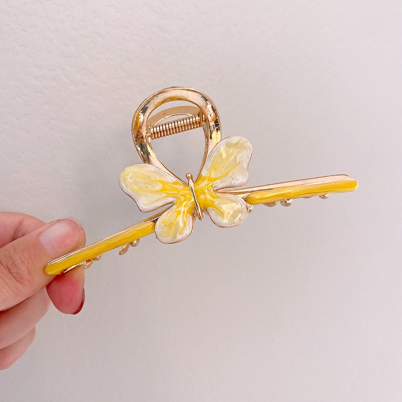 Kẹp Tóc Hình Bướm / Cá Mập Phong Cách Hàn Quốc Ngọt Ngào Cho Nữ