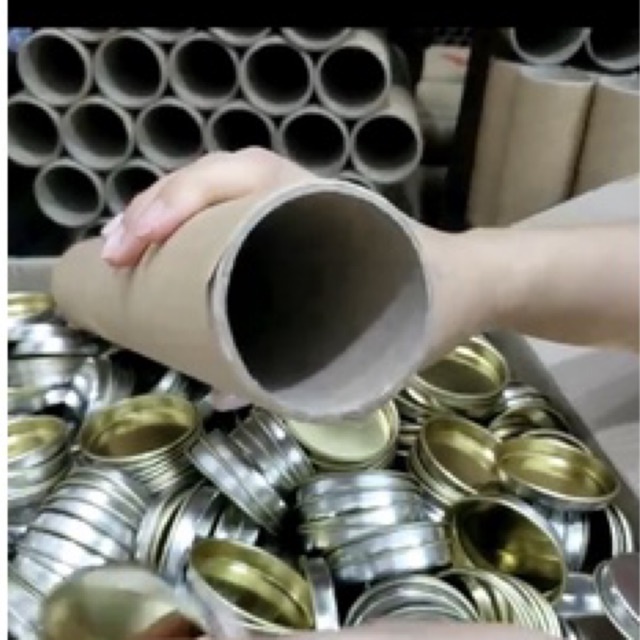 Ống tube giấy đựng poster có nắp đậy - 65cm