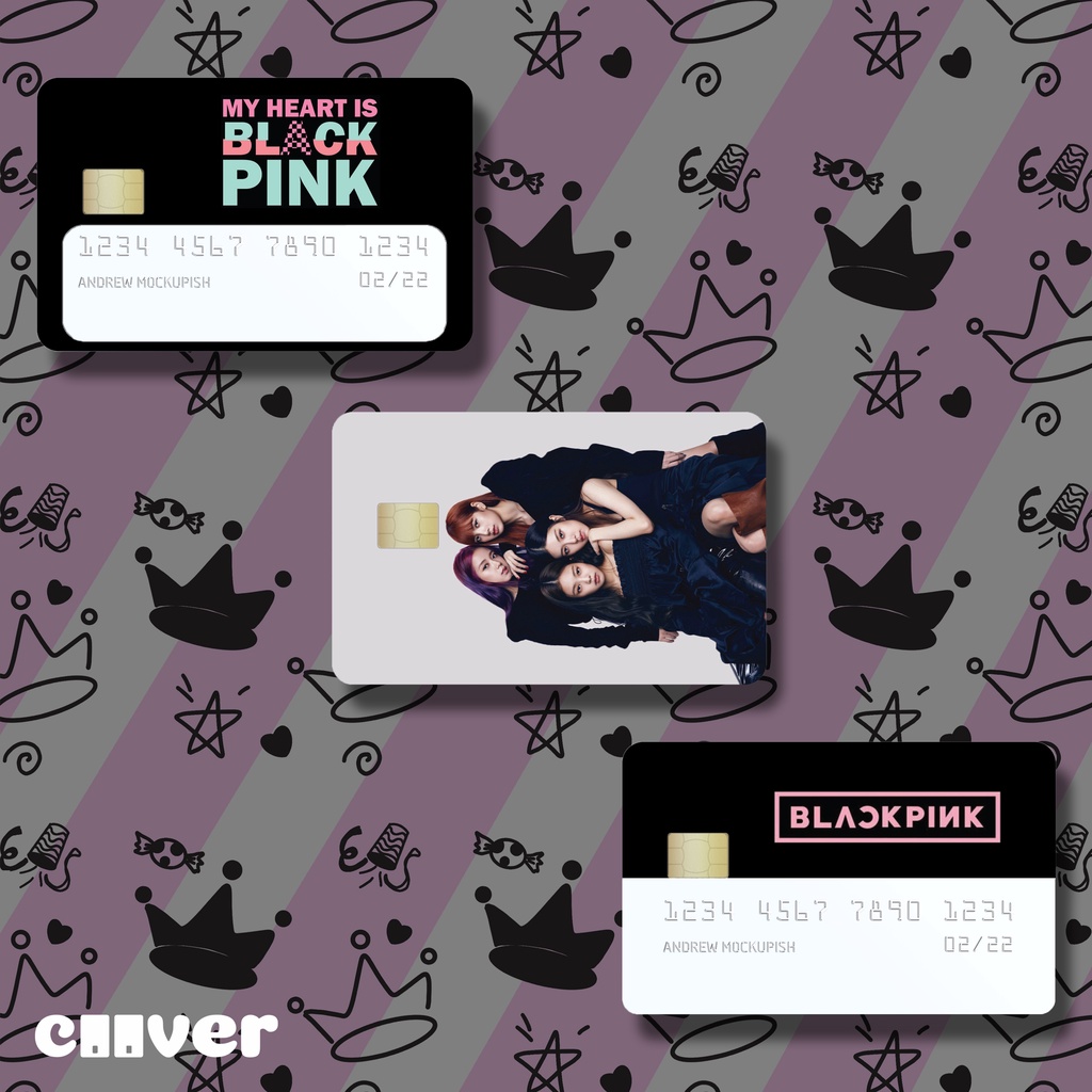 BLACKPINK - Miếng dán thẻ 1 mặt trước FREESHIP – Miếng dán thẻ ngân hàng/thẻ ATM, thẻ chung cư, thẻ thang máy, gửi xe,..