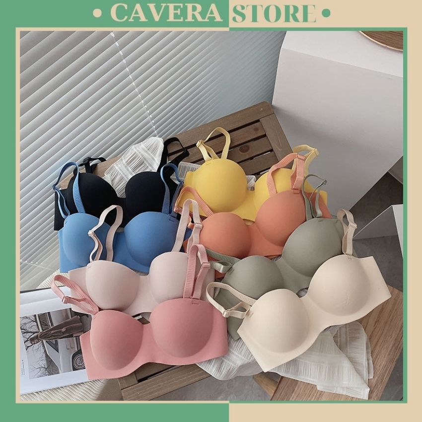 Áo Ngực Nữ Không Gọng Mút Dày 2cm Siêu Nâng Đẩy Ngực - Áo Lót Đúc Su Mềm Mịn Mút Bàn Tay Thông Hơi A820