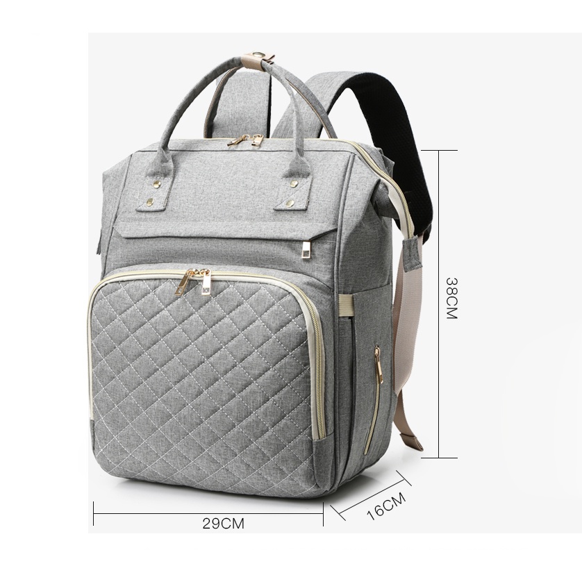 Ba Lô Đựng Đồ Dùng Em Bé Cho Mẹ Bỉm Sữa Phong Cách Mới