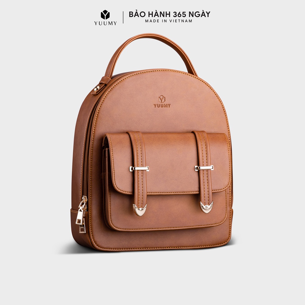 Balo nữ thời trang YUUMY YBA30. Phong cách dễ thương, phom đứng. Da tổng hợp cao cấp, chống thấm nước - Hàng nhập khẩu