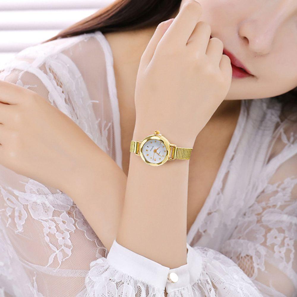 Đồng Hồ Bằng Thép Phong Cách Đơn Giản Cho Nữ|Đồng Hồ Đeo Tay Thời Trang Cá Tính