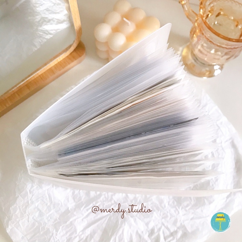 Sổ lưu trữ đựng sticker và card trang trí 40 tờ