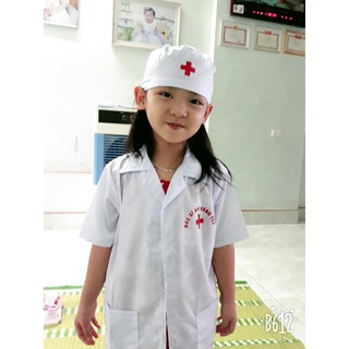 Áo Bác Sĩ Cho Bé. Chất Vải Đẹp