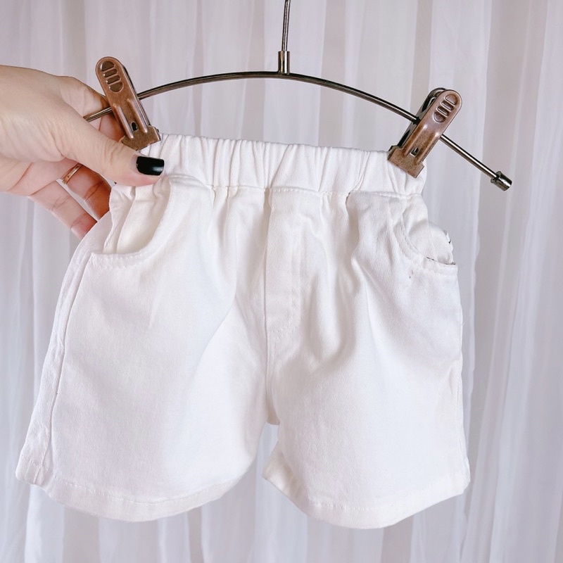 Quần đùi cho bé trai/gái chất kaki mềm đẹp co giãn