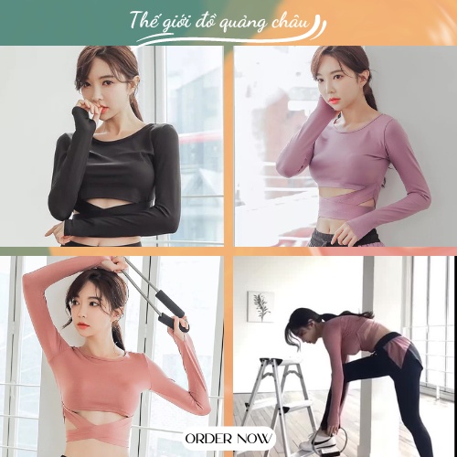 Áo tập GYM chất vải thun co giãn 4 chiều hàng quảng châu cao cấp