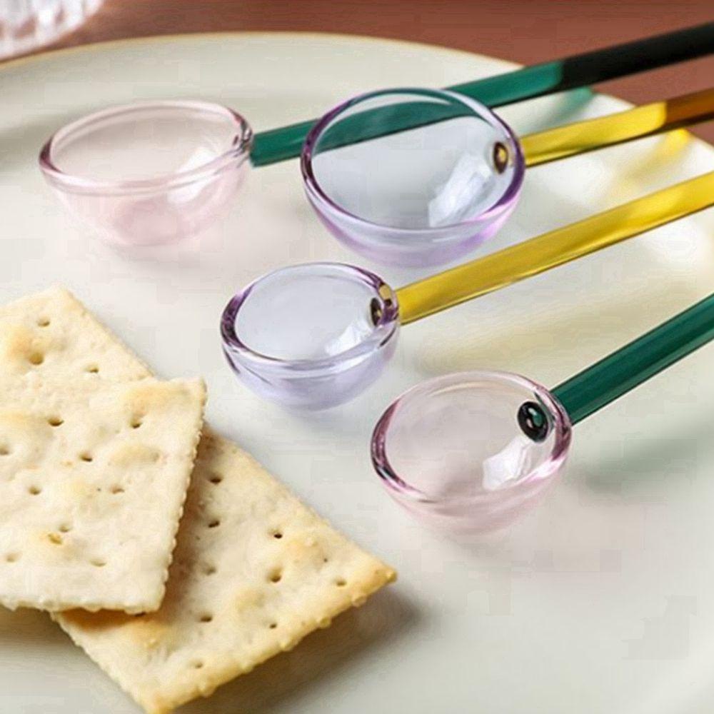 Muỗng Cà Phê Cán Dài Bằng Thủy Tinh Cao Cấp