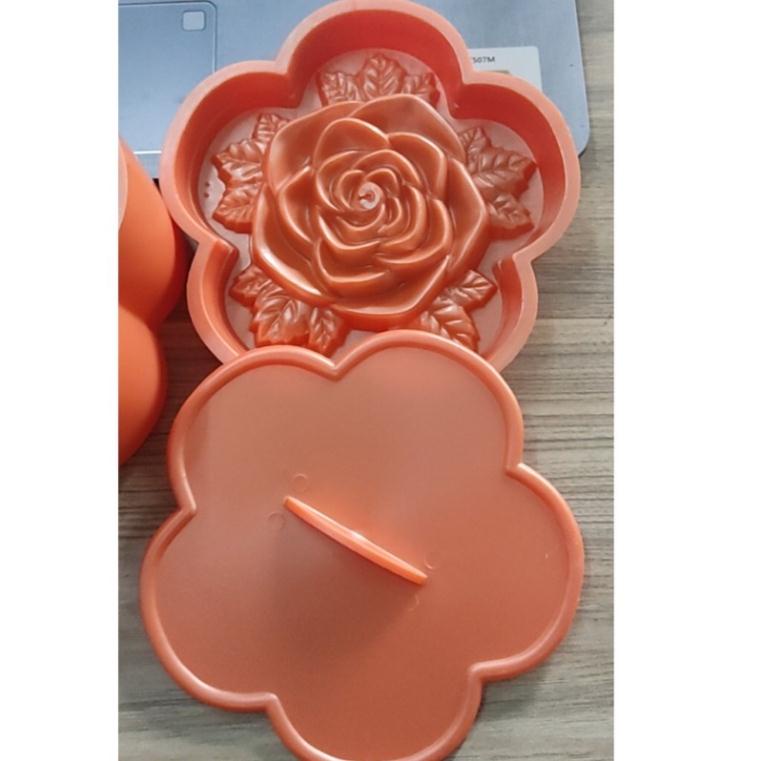 Khuôn xôi bông mai hình hoa hồng 14-16cm